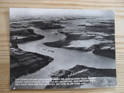 £5 • Buy Milford Haven And Cleddau Estuary, Pembrokeshire Wales Real Photo Jon Postcard. 