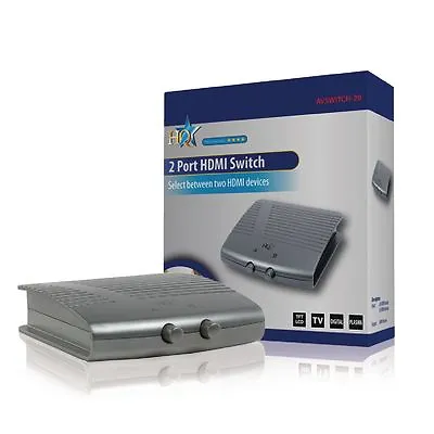 £20.63 • Buy High Quality 2 Way 2 Port Hmdi Audio Video Monitor Switch Box Selector Splitter