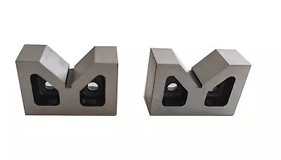 2  OAL Steel V-Blocks/2  X 1-5/8  X 1-3/8  Cast Iron V-Block Pair Ground • $18.95