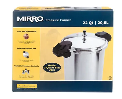 Mirro Polished Aluminum Pressure Cooker And Canner 22 Qt • $210.99