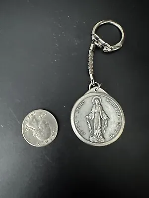 Vintage Souvenir Pope Christian Vatican Roma Joannes Paulus Ii Keychain • $21