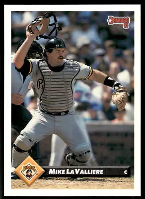 1993 Donruss 306 Mike LaValliere Pittsburgh Pirates Baseball Card • $1.49