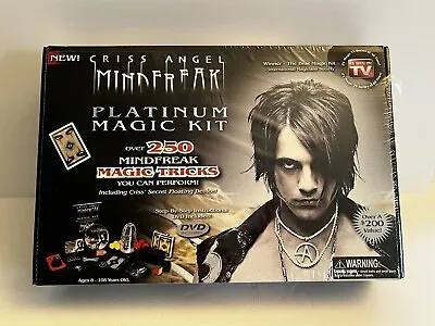 2009 Criss Angel MindFreak Platinum Magic Kit Over 250 Tricks NIB Sealed • $39.99