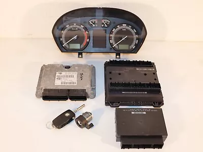 Skoda Fabia 6Y 1.4 16V 55kW BKY Engine Control Unit Kit 036906034KE 61601.313.01 • £153.84