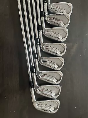 Taylormade P750 Irons 3-PW Dynamic Gold X100 Z Grip Mid Pristine! • $104.10