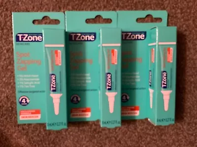 T-Zone Spot Zapping Gel AntibacterialAcne Treatment Tea Tree Witch Hazel X 3 • £12.99