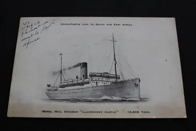 Union Castle Line Fine Early Postcard Rms Llandovery Castle • £15