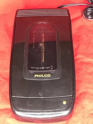 VINTAGE  PHILCO 101K VHS Video Tape Cassette Rewinder Auto FAST Stop/Eject WORKS • $9.90