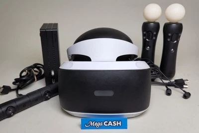 $219 • Buy Sony Playstation 4 VR Headset Camera Bundle PS4 Virtual Reality Set - CUH-ZVR2