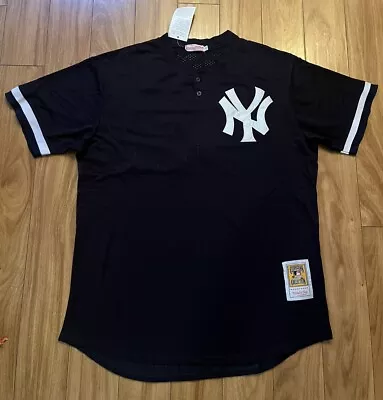 Mariano Rivera #42 New York Yankees Jersey Mesh 90’s BP 2 Button Pullover 48 XL • $53.42