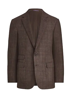 Ralph Lauren Purple Label Glen Plaid Gregory Sportcoat Blazer Jacket New $2595 • $539.10