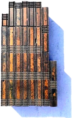 £20 • Buy Letterpress Wood 15 BORDER Design Blocks **RARE Different Size Designs**