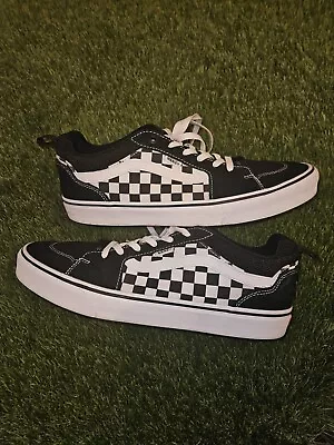 Size 12 - VANS Sk8- Low Checkerboard - Black • $27.99