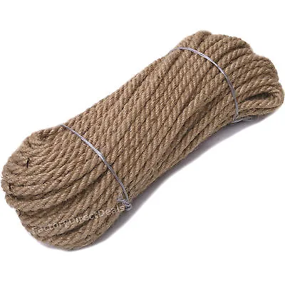 10mm Premium Natural Rope Cat Scratching Post Claw Control Toys Crafts Pet • £3.99