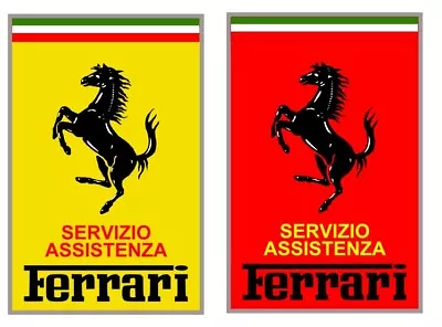 Ferrari Service Signs Aluminum Replica Sign From The 70s • $124.46