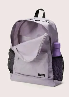 VICTORIA’S SECRET PINK Classic Backpack Book Bag New With Tags Lilac • $34.95