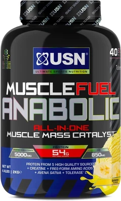 £39.95 • Buy USN Muscle Fuel Anabolic Banana All-in-one Protein Powder 2 Kg (Pack Of 1) 