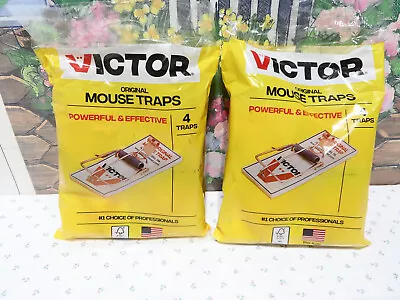 Victor Metal Pedal Original Mouse Traps 8 Traps Included. • $10.99