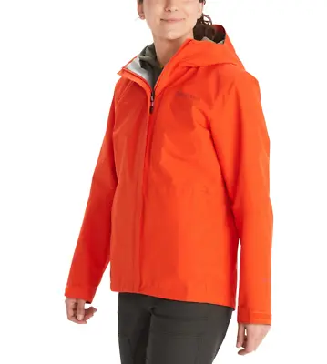 Marmot Women's Minimalist Hooded Jacket Red Sun Size S 200142 • $99.50