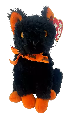 £8.99 • Buy Ty Beanie Babies - FRAIDY The Black Halloween Cat Soft Toy | Plush | Plushie 