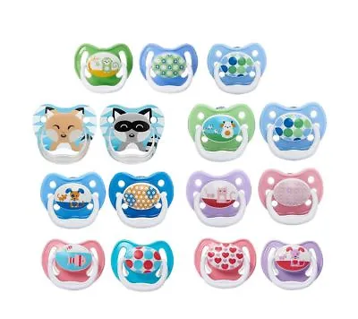 Dr. Brown's Baby Pacifier PreVent Classic Orthodontic Pacifier Infant 4 Pack • $9.99