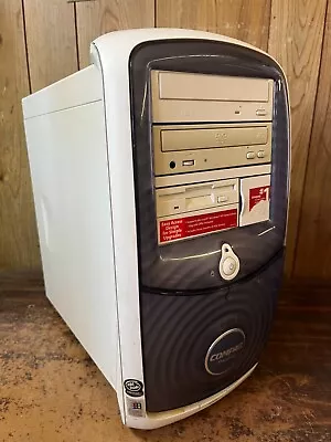 Vintage Compaq Presario 5000 Windows XP Home Computer Serial Parallel Floppy DVD • $140