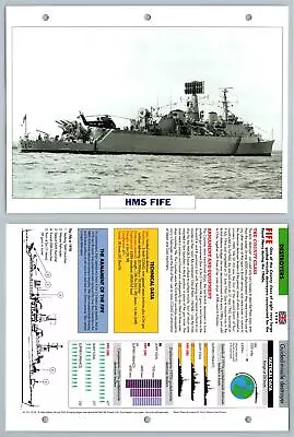 £1.49 • Buy HMS Fife - 1964 - Destroyers - Atlas Warships Maxi Card