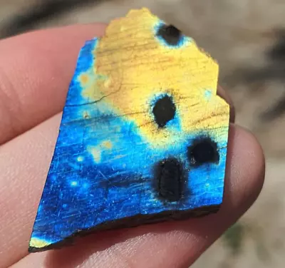 6.42 Mega Rare Spectrolite Finnish REAL Authentic Finland Ylamaa Slab Freakenfru • $94