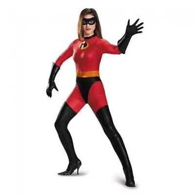 NEW Disney Mrs. Incredible Cosplay Bodysuit Adult Costume Medium • $49.99