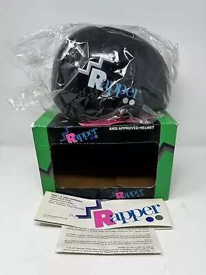 Vintage Yarrow Rapper Bicycle Helmet 90s Retro Black New In Box Made In Japan • $42.49