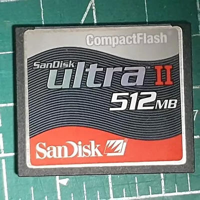 512MB SanDisk Ultra II CF Compact Flash Card • $23.65