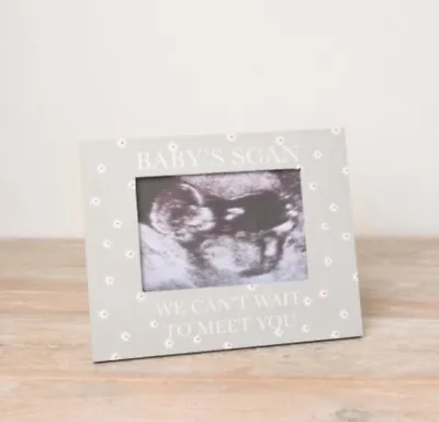 Baby Scan Photo Frame ‘We Can’t Wait To Meet You’ • £9.99