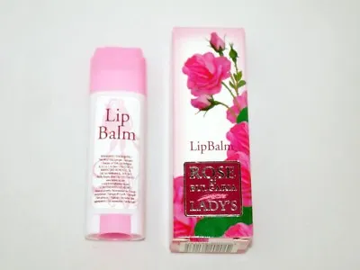 Rose Of BULGARIA Lady Lip Balm Balsam Stick Beeswax Shea Oil UV Filter • $2.80