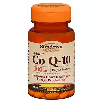 Co Q-10 100 Mg 40 Caps By Sundown Naturals • $23.20