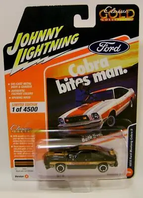 1978 '78 Ford Mustang Cobra Ii V/a Classic Gold R1 Johnny Lightning Diecast 2023 • $9.95