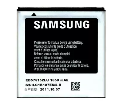 Samsung Galaxy S S1 Battery EB575152VU GT-I9000 I9001 I9003 1500 MAh • £5