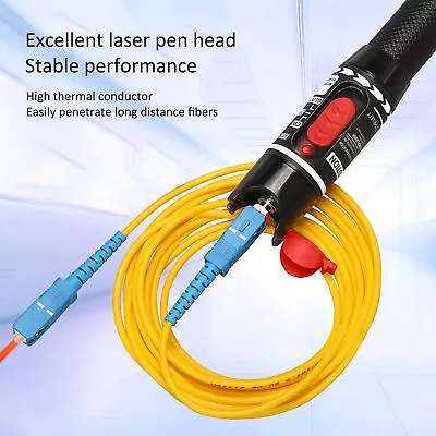 VFL Red Light Pen 50km Pen Type Non Contact Fiber Visual Fault Locator Alumi NY9 • $19.86