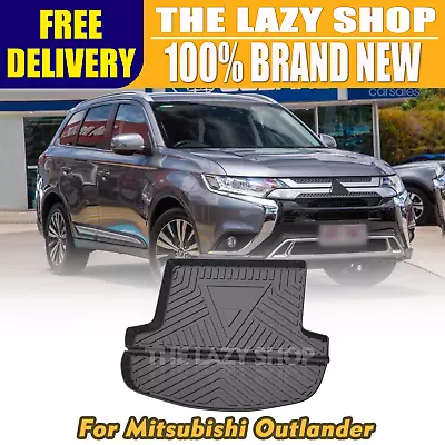 3D TPE Rear Boot Mat Cargo Mat For Mitsubishi Outlander 2012-2021 • $65