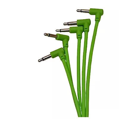 Luigis Modular M-PAR Right Angled Eurorack Patch Cables - Package Of 5 Green... • $11.97
