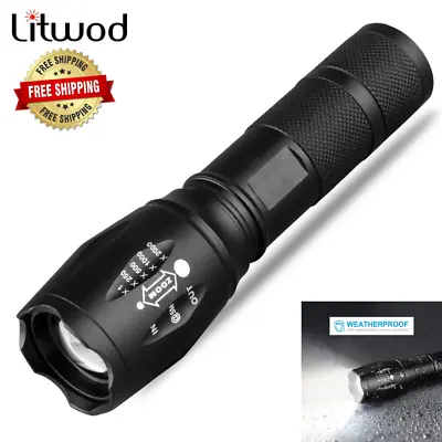 Super Elite Tactical Military LED Flashlight Tac Flashlight High LUX • $9.99