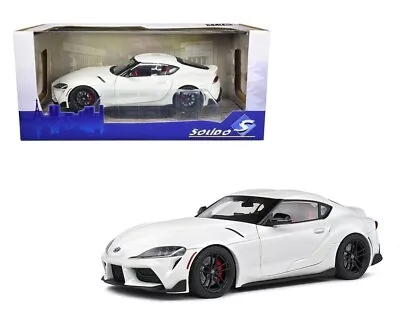 1/18 Solido 2023 Toyota GR Supra Streetfighter Diecast Model Car White S1809002 • $46.95