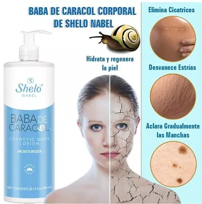 Shelo Nabel Crema Baba De Caracol Corporal 950ml Cosmetic Body Lotion Reafirma🐌 • $30