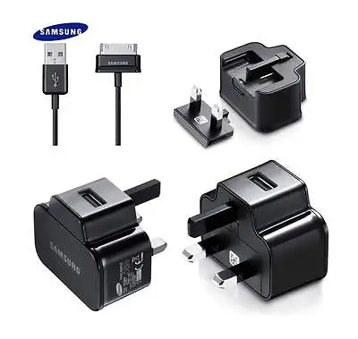 Genuine Samsung Galaxy Tab 2 / 10.1 / 7.0 / Note 10.1 / Usb Mains Wall Charger • £12.90