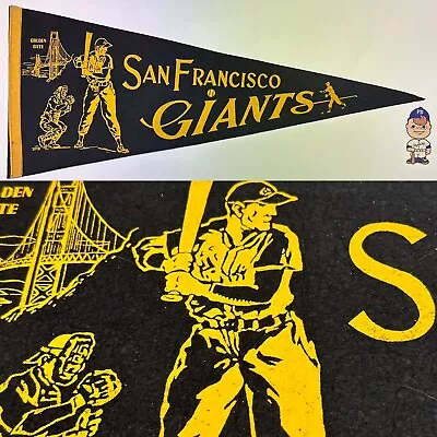 1960's San Francisco Giants 12x28.75 Baseball Vintage Pennant MLB SF California • $99.95