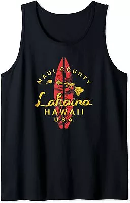 Hawaii Lahaina Maui Vintage Hawaiian Islands Surf Tank Top Size XS-2XL • $21.99