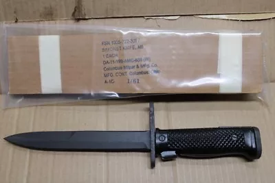 US Military Issue Vietnam Era Milpar Col.  M6Rifle Bayonet Knife New NOS • $119.95