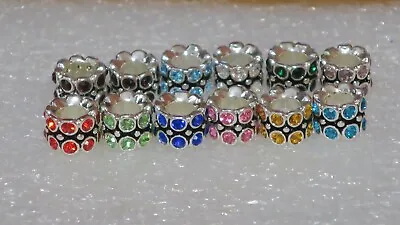 NEW DaVinci Beads & Charms Interchangeable Jewelry - Birthstone CZ Wheels • $7.50