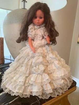 Rare  Breathtaking Vintage Zanini Zambelli 17  Doll In Pretty Wedding Dress • $145