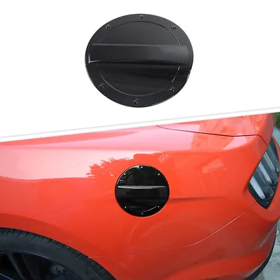 Black Door Fuel Filler Tank Gas Cover Trim Decor Accessorie For Ford Mustang 15+ • $19.99