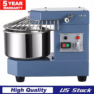 8 Qt Commercial Food Mixer Stand Dough Mixer Dual Rotating Kneading Bakery Timer • $435.59